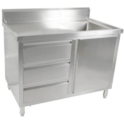 stainless steel sink cabinet quotes|stainless steel double drawer cabinet.